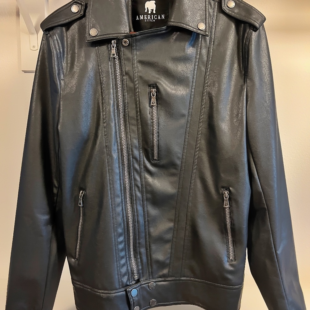 American Stitch faux Leather Jacket